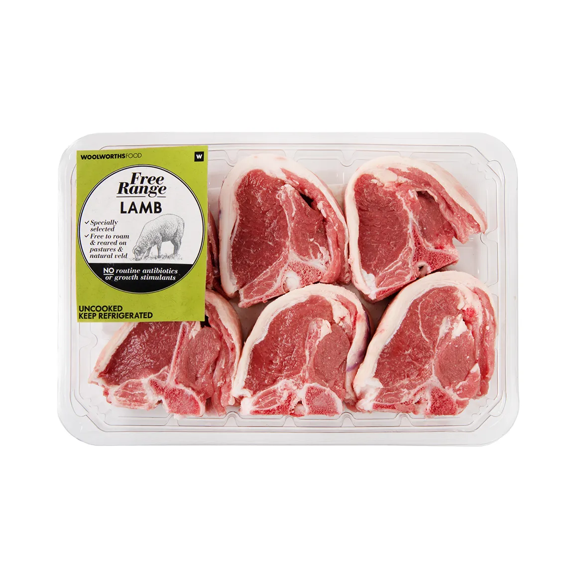 Free Range Lamb Loin Chops Avg 650 g