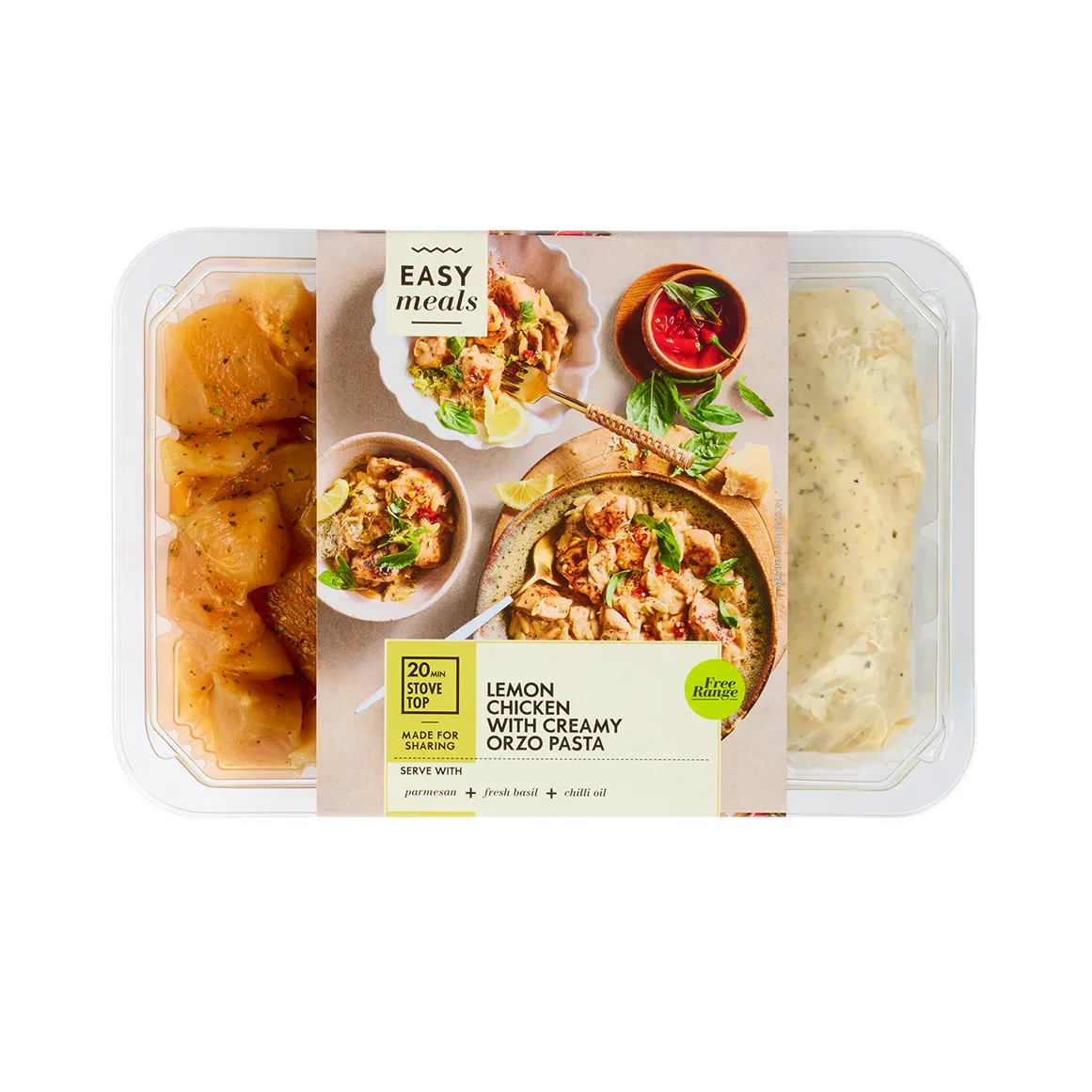 Free Range Lemon Chicken with Creamy Orzo Pasta 800 g
