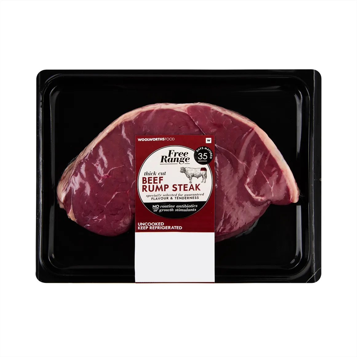 Free Range Matured Thick Cut Beef Rump Steak Avg 700 g