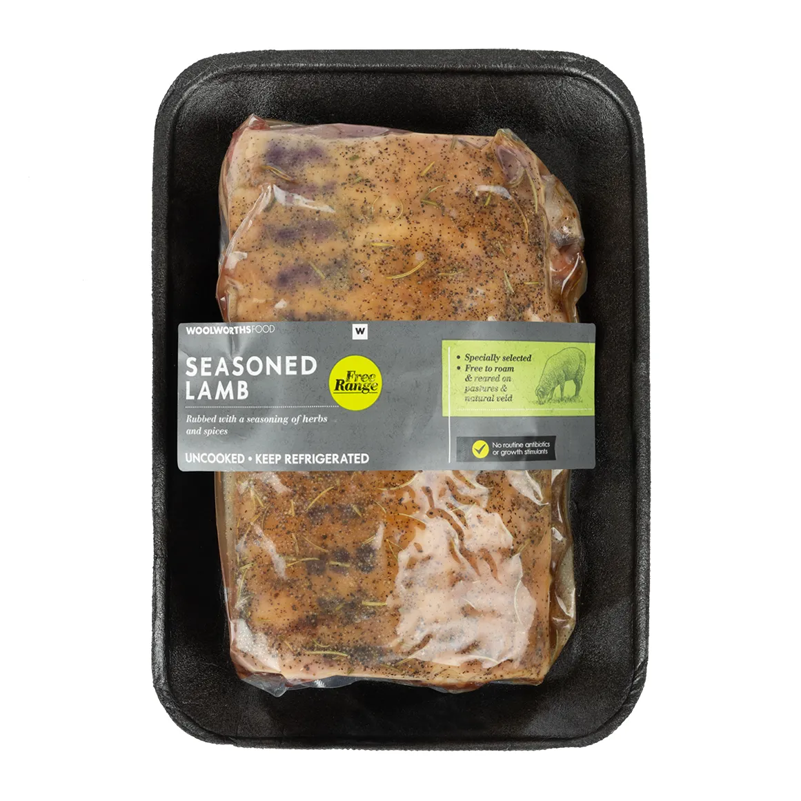 Free Range Seasoned Rack of Lamb Avg 850 g
