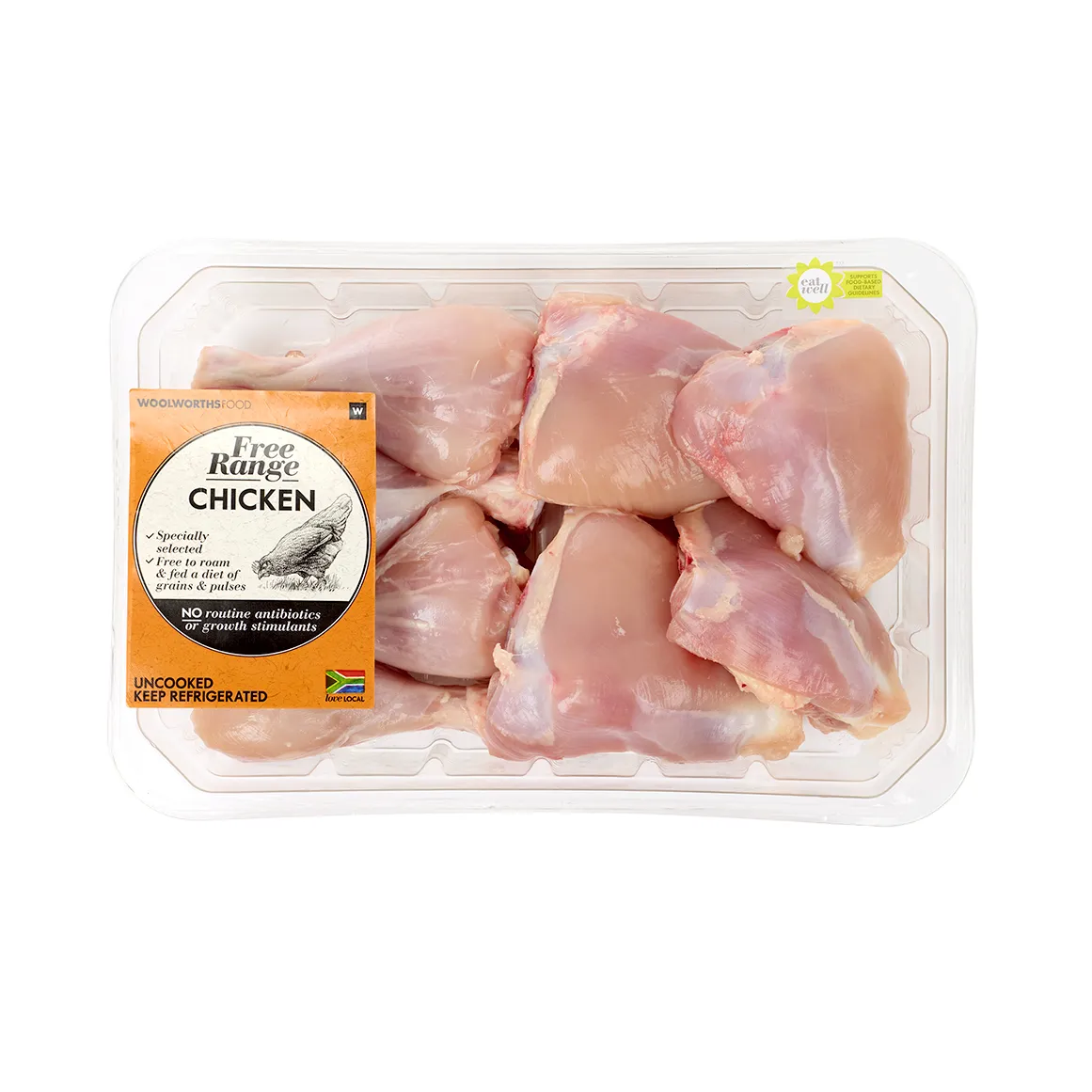 Free Range Skinless Drumsticks & Thighs Avg 800 g