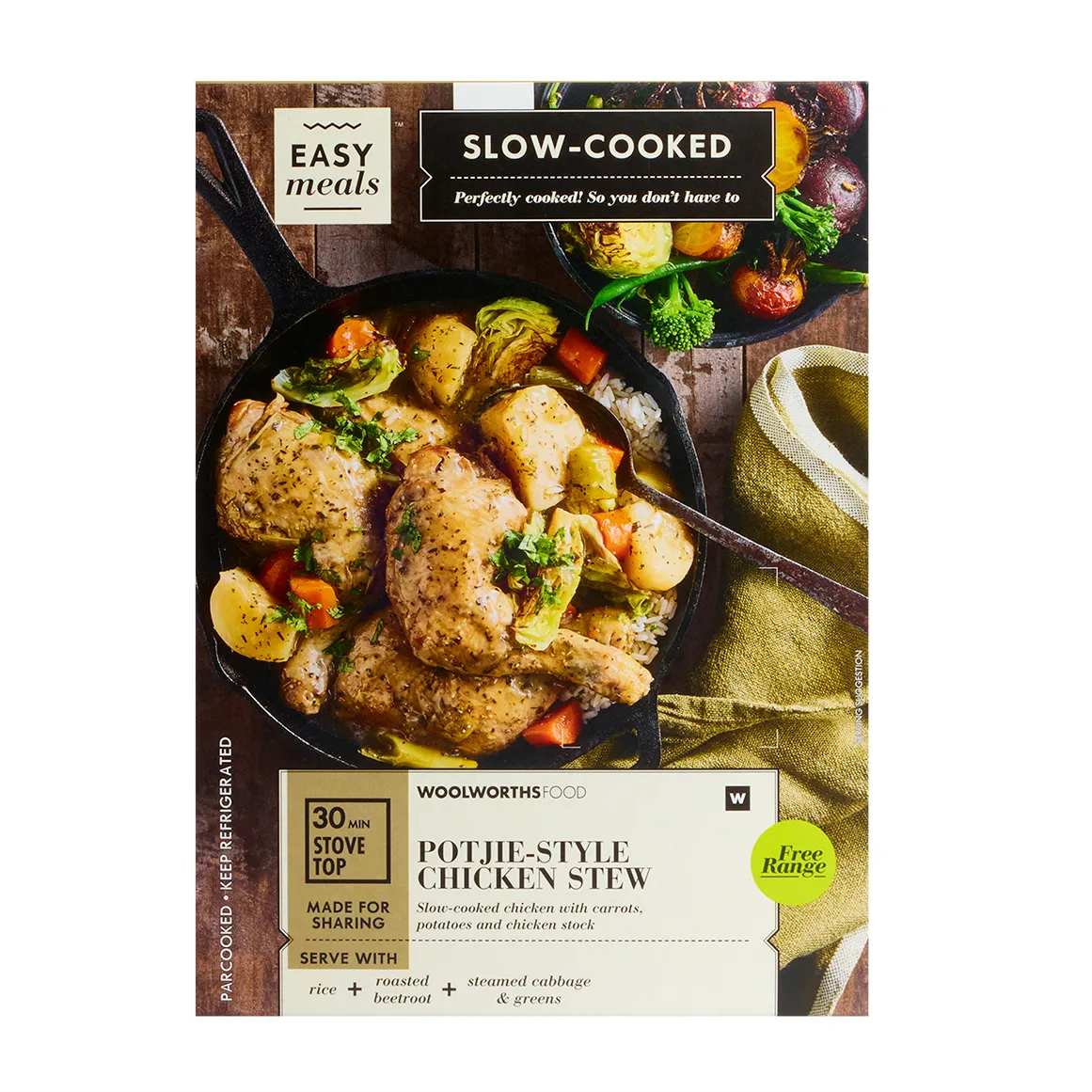 Free Range Slow Cooked Potjie Style Chicken Stew Avg 2 kg