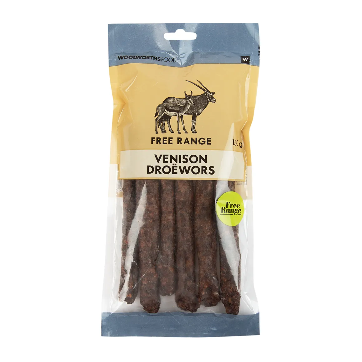 Free Range Venison Droëwors 150 g