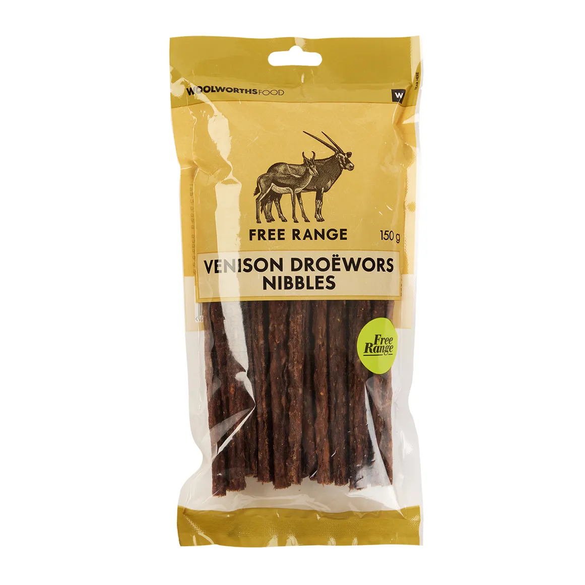 Free Range Venison Droëwors Nibbles 150 g
