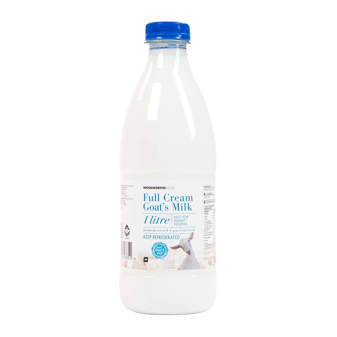 Fresh Full Cream Goat's Milk 1 L