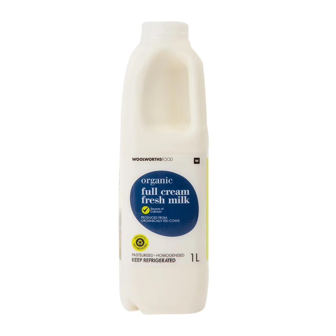 Fresh Full Cream Organic Milk 1 L