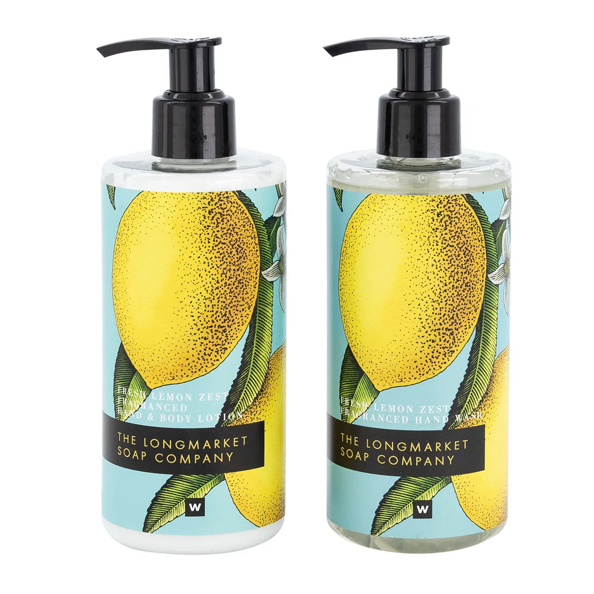 Fresh Lemon Zest Hand Wash Lotion Caddy - Longmarket - YELLOW