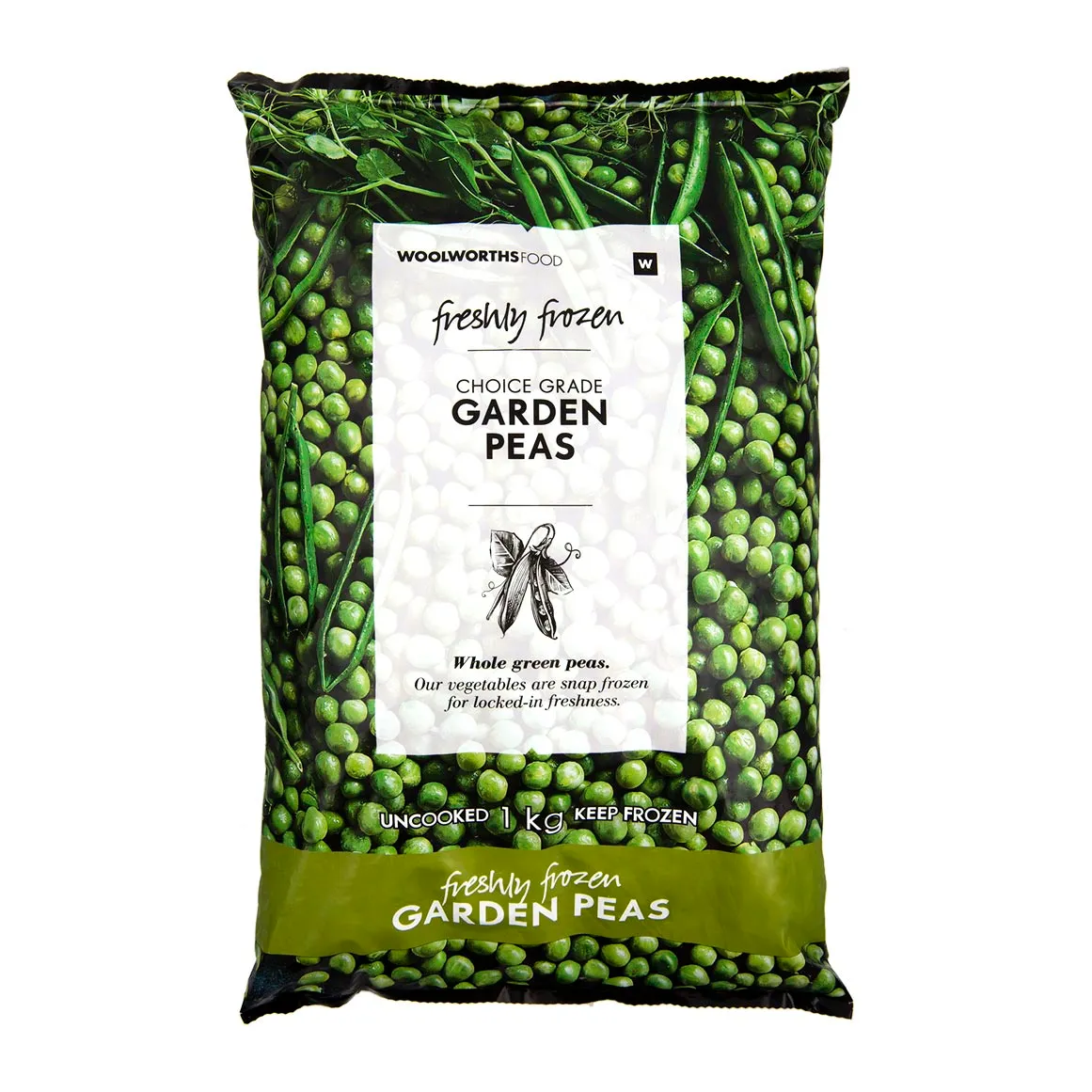 Freshly Frozen Garden Peas 1 kg