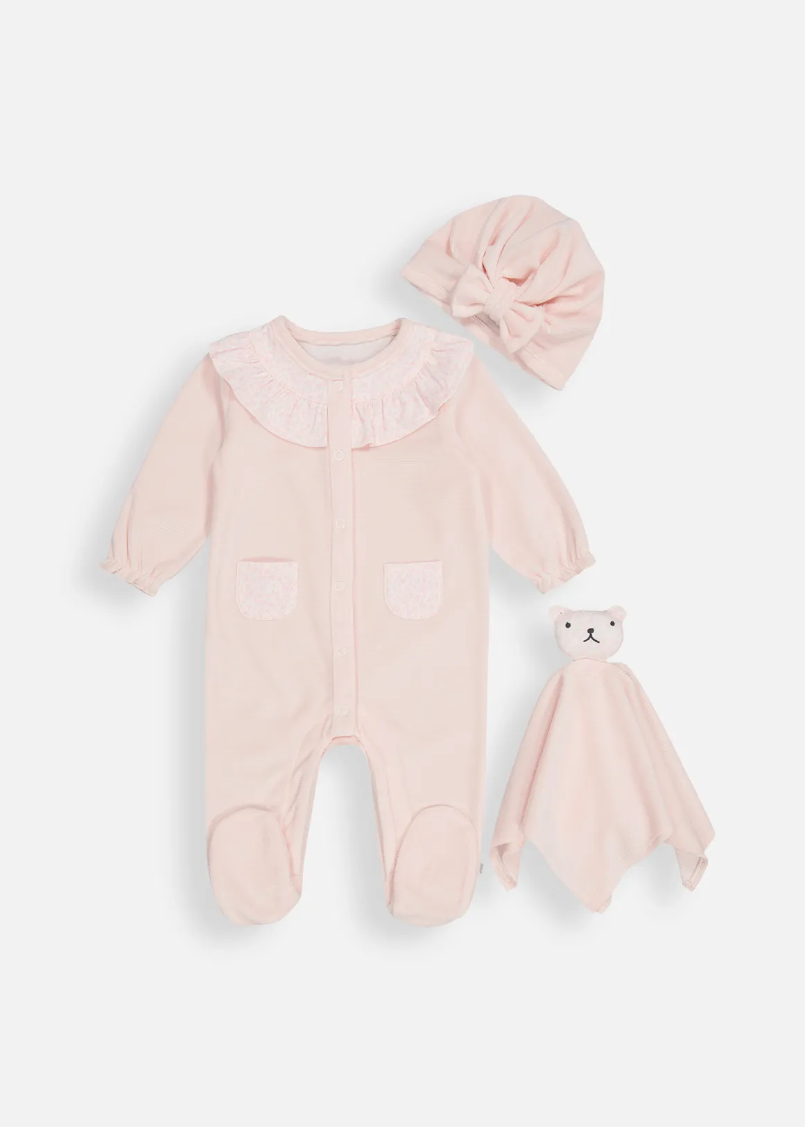 Frill Collar Gift Set 3 Piece - X PINK