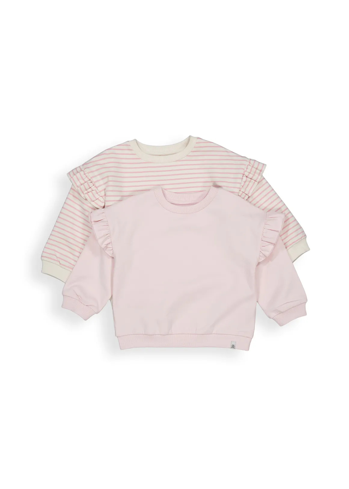 Frill Cotton Fleece Sweatshirts 2 Pack - X PINK