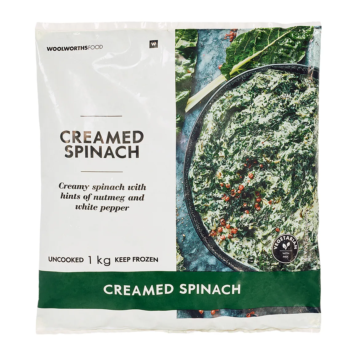 Frozen Creamed Spinach 1 kg