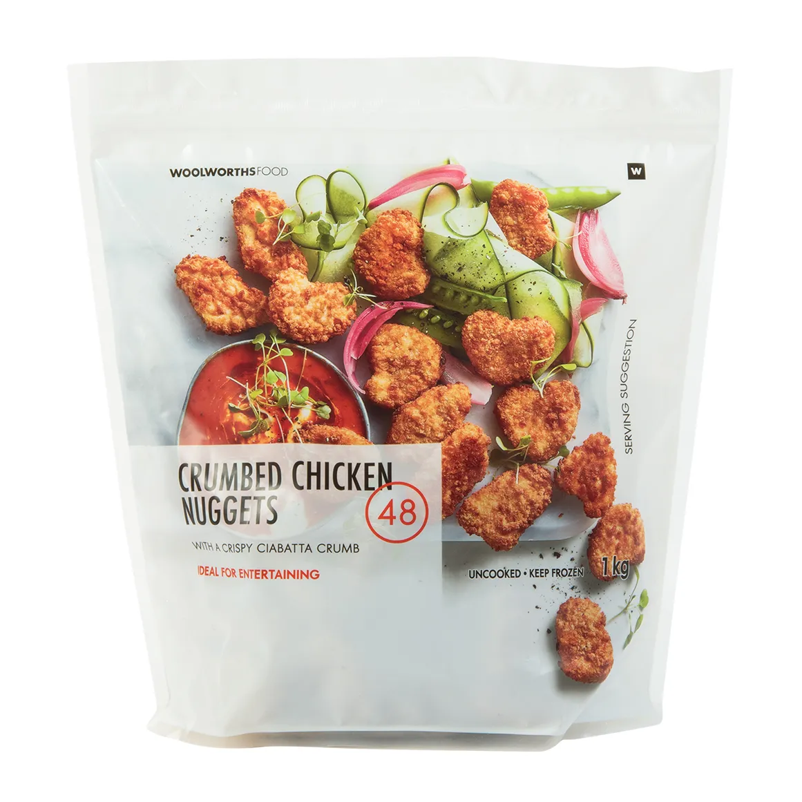 Frozen Crumbed Chicken Nuggets 1 kg