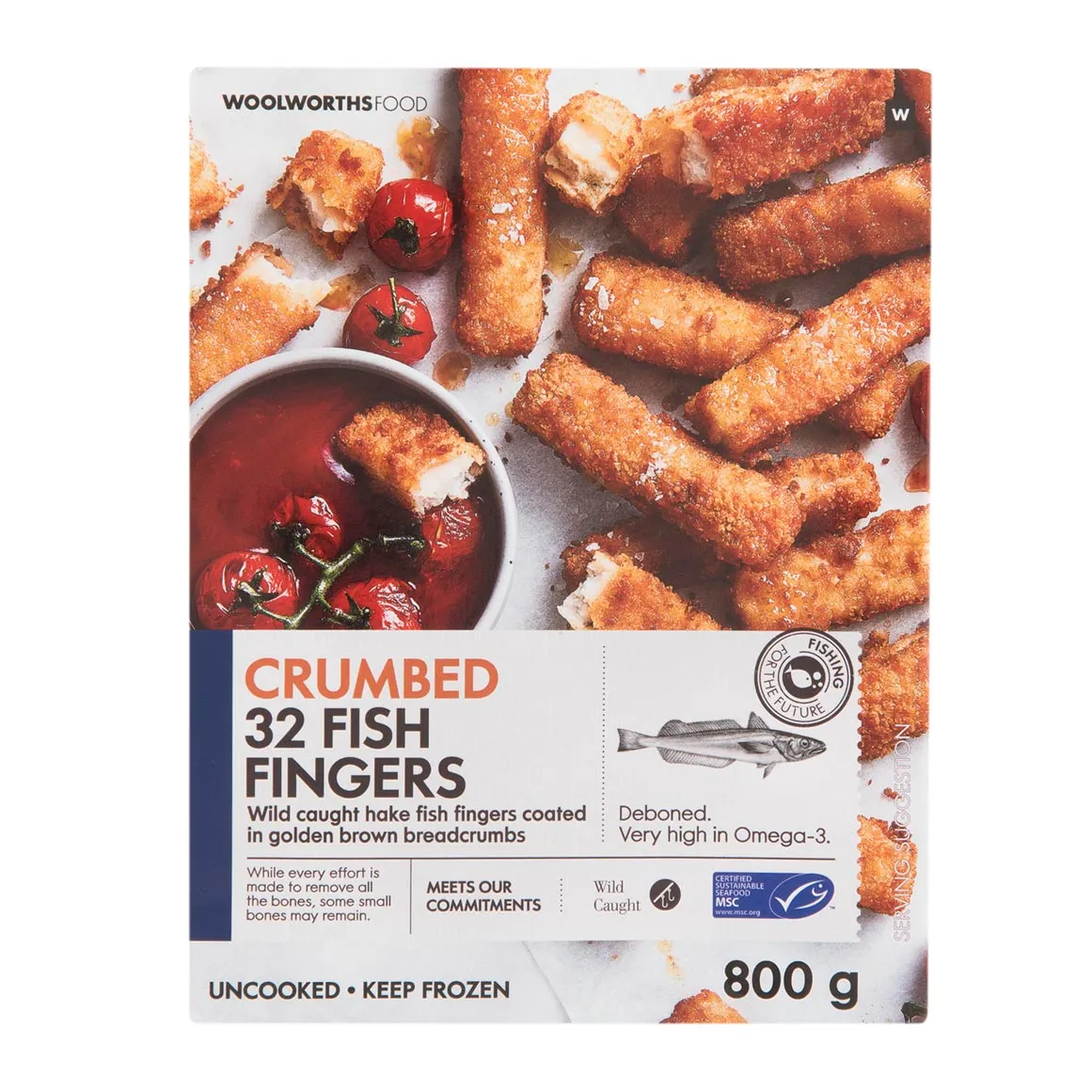 Frozen Crumbed Fish Fingers 800 g
