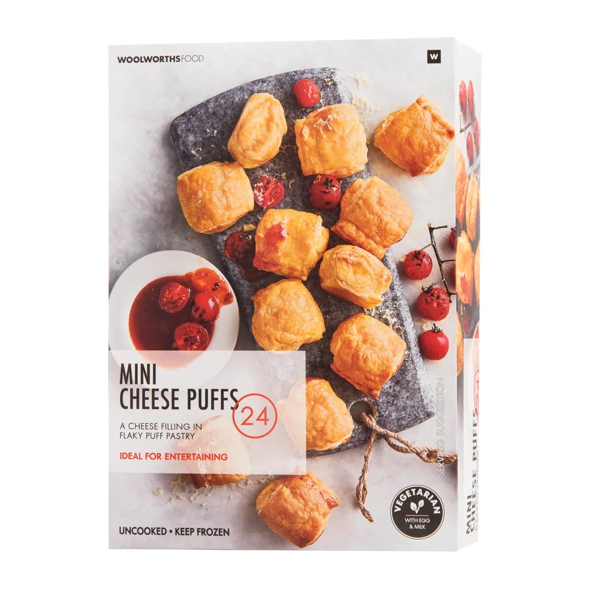 Frozen Mini Cheese Puffs 24 pk