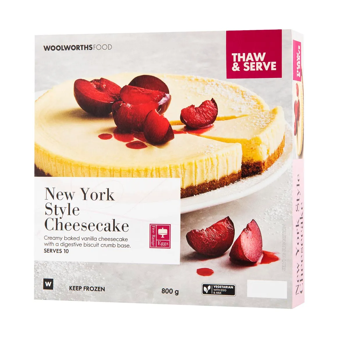 Frozen New York Style Cheesecake 800 g