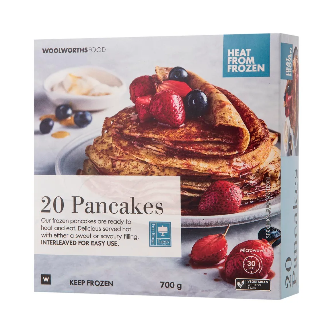 Frozen Pancakes 20 pk