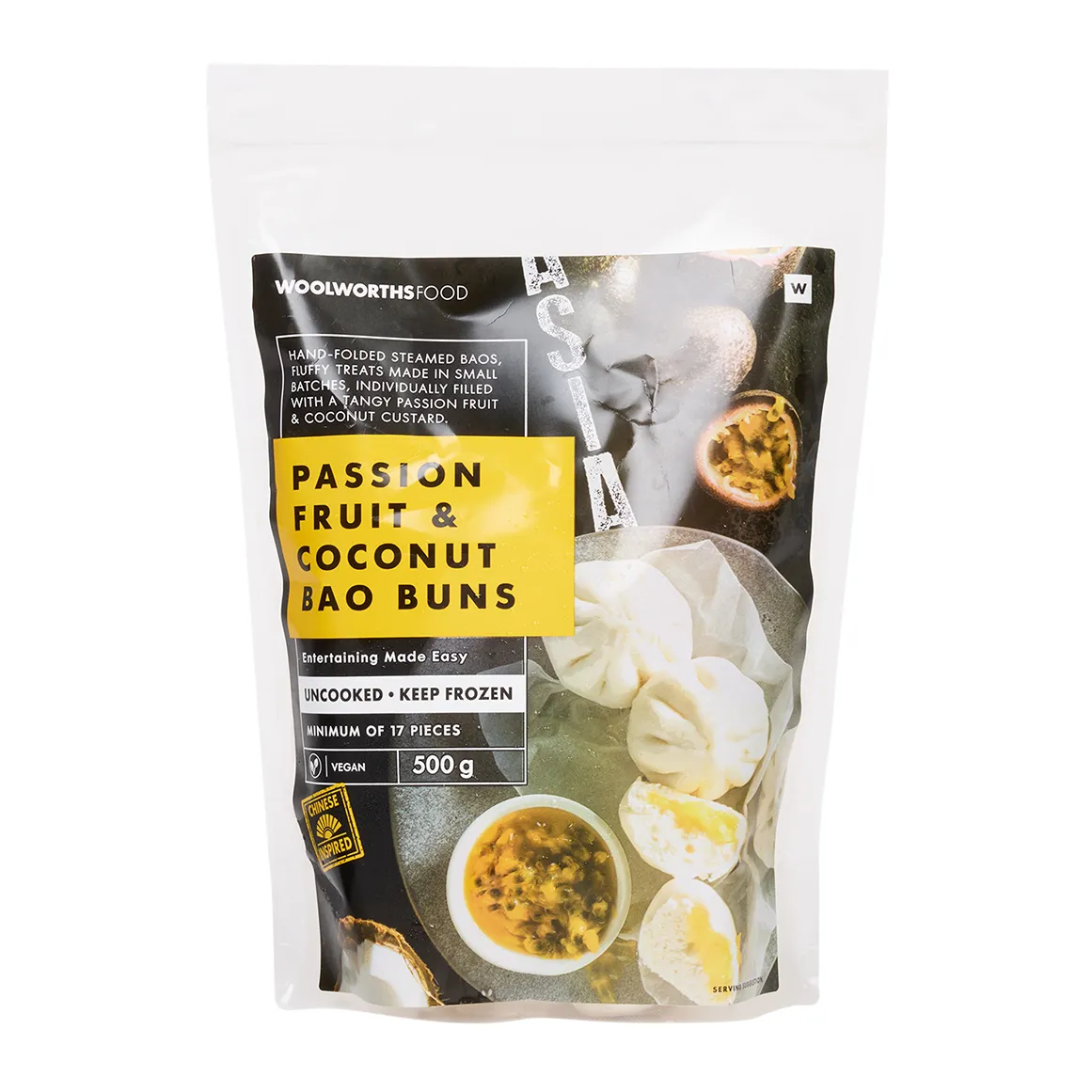 Frozen Passion Fruit & Coconut Boa Buns 500 g