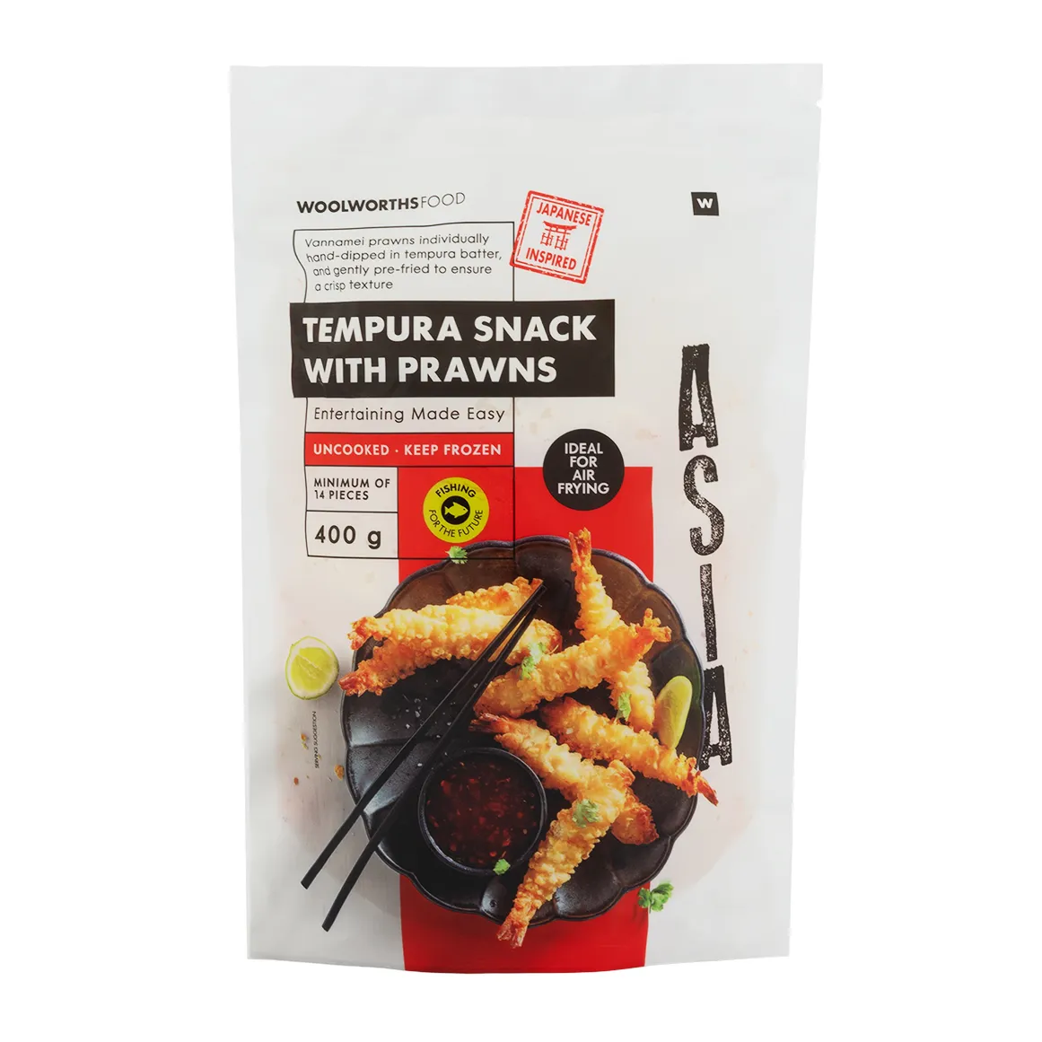 Frozen Tempura Snack with Prawns 400 g