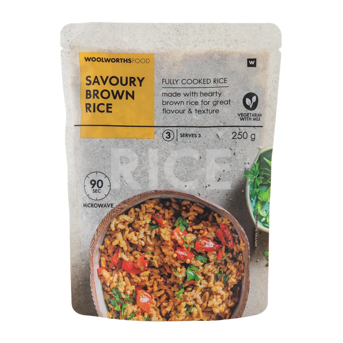 Fully Cooked Savoury Brown Rice 250 g