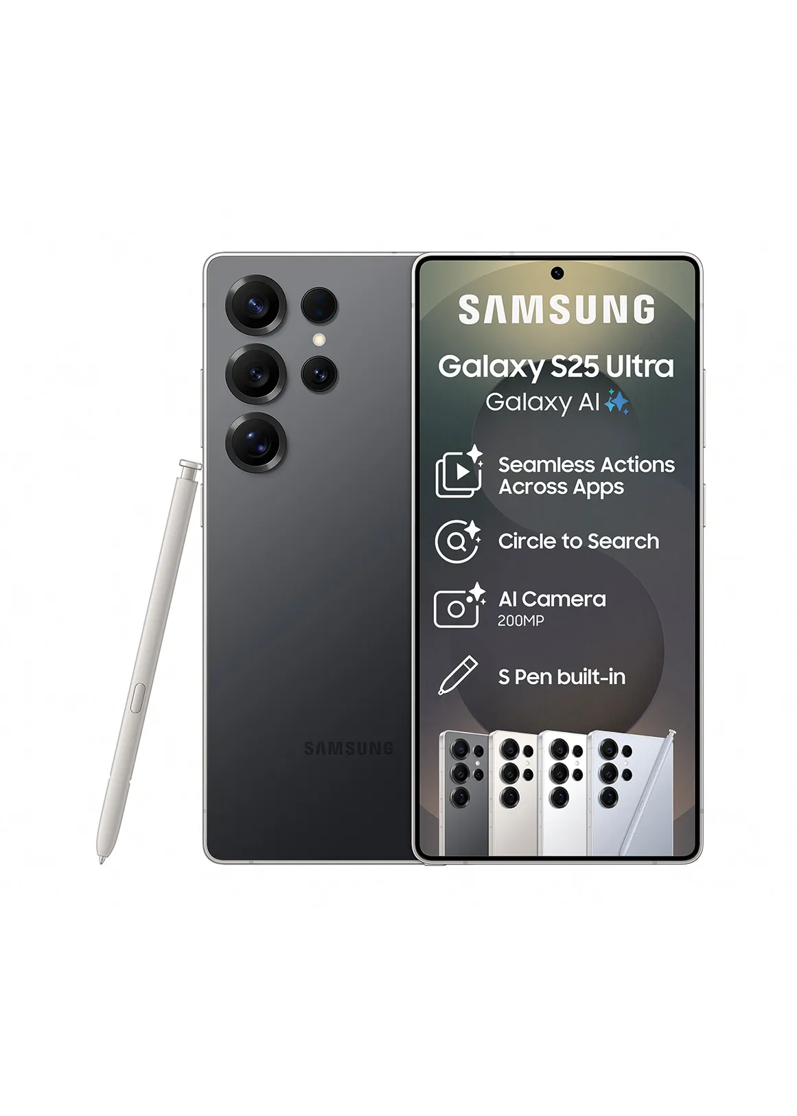 Galaxy S25 Ultra 256GB - TITANIUM BLACK