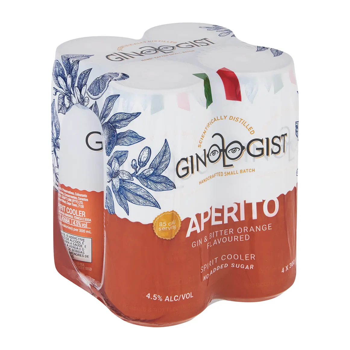 Ginologist Aperito Spirit Cooler 4 x 300 ml Cans