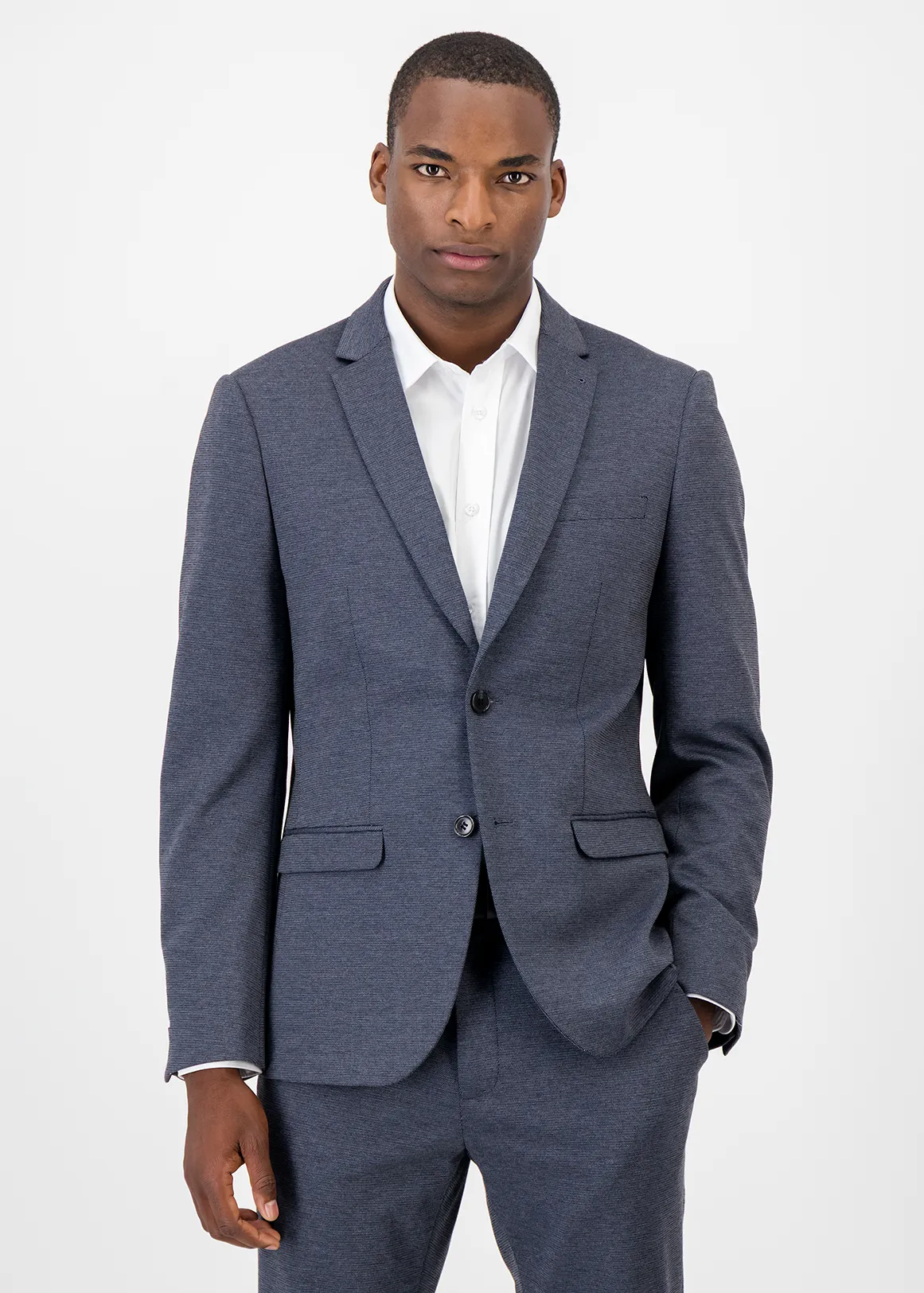 Grey Skinny Suit Jacket