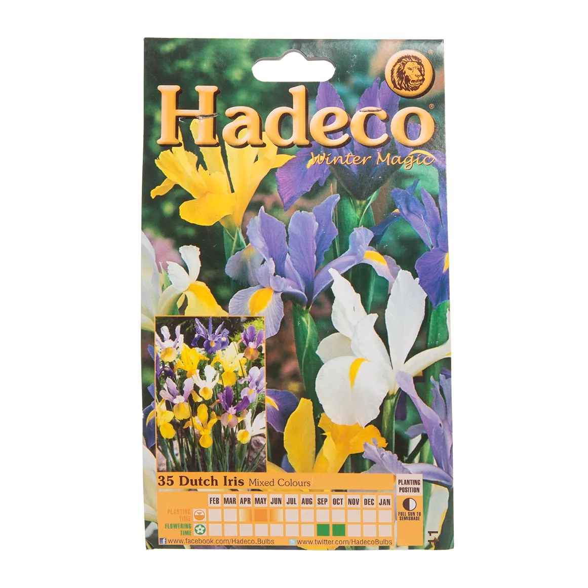 Hadeco Dutch Iris Mixed Colours Bulbs 35 pk