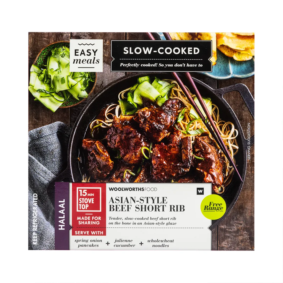 Halaal Free Range Asian Style Slow Cooked Beef Short Rib Avg 1 kg