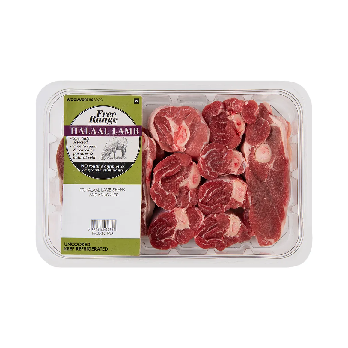 Halaal Free Range Lamb Shank & Knuckles Avg 750 g