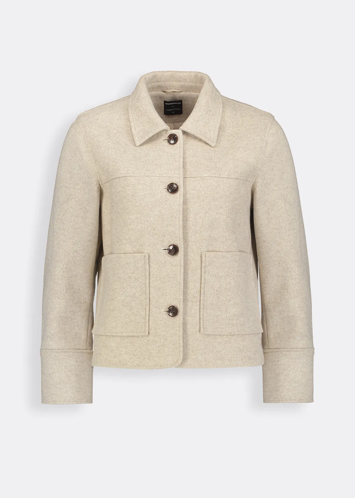 Harrington Jacket - BEIGE MELANGE