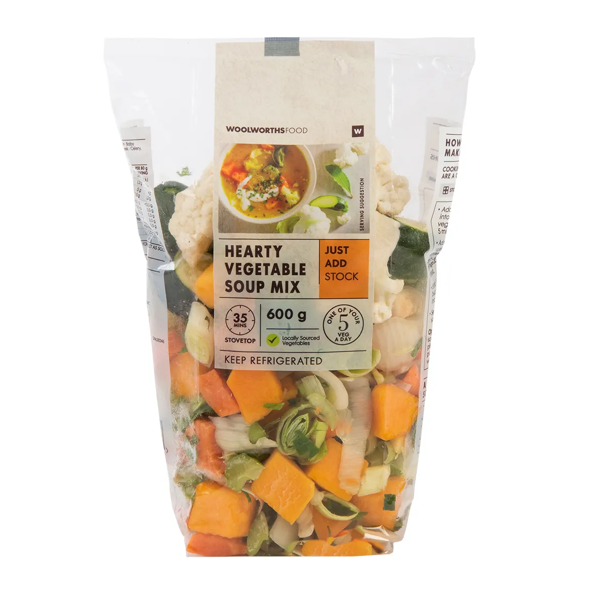 Hearty Vegetable Soup Mix 600 g