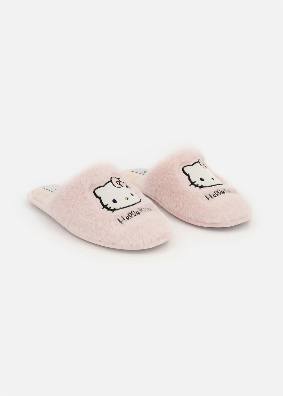 Hello Kitty Slippers (Size 12-6) Older Girl - PINK