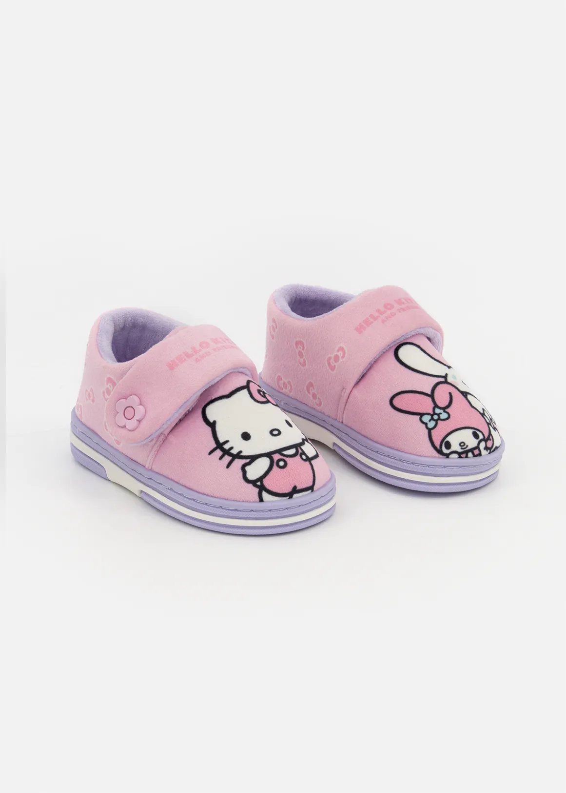Hello Kitty Slippers (Size 4-13) Younger Girl - PINK