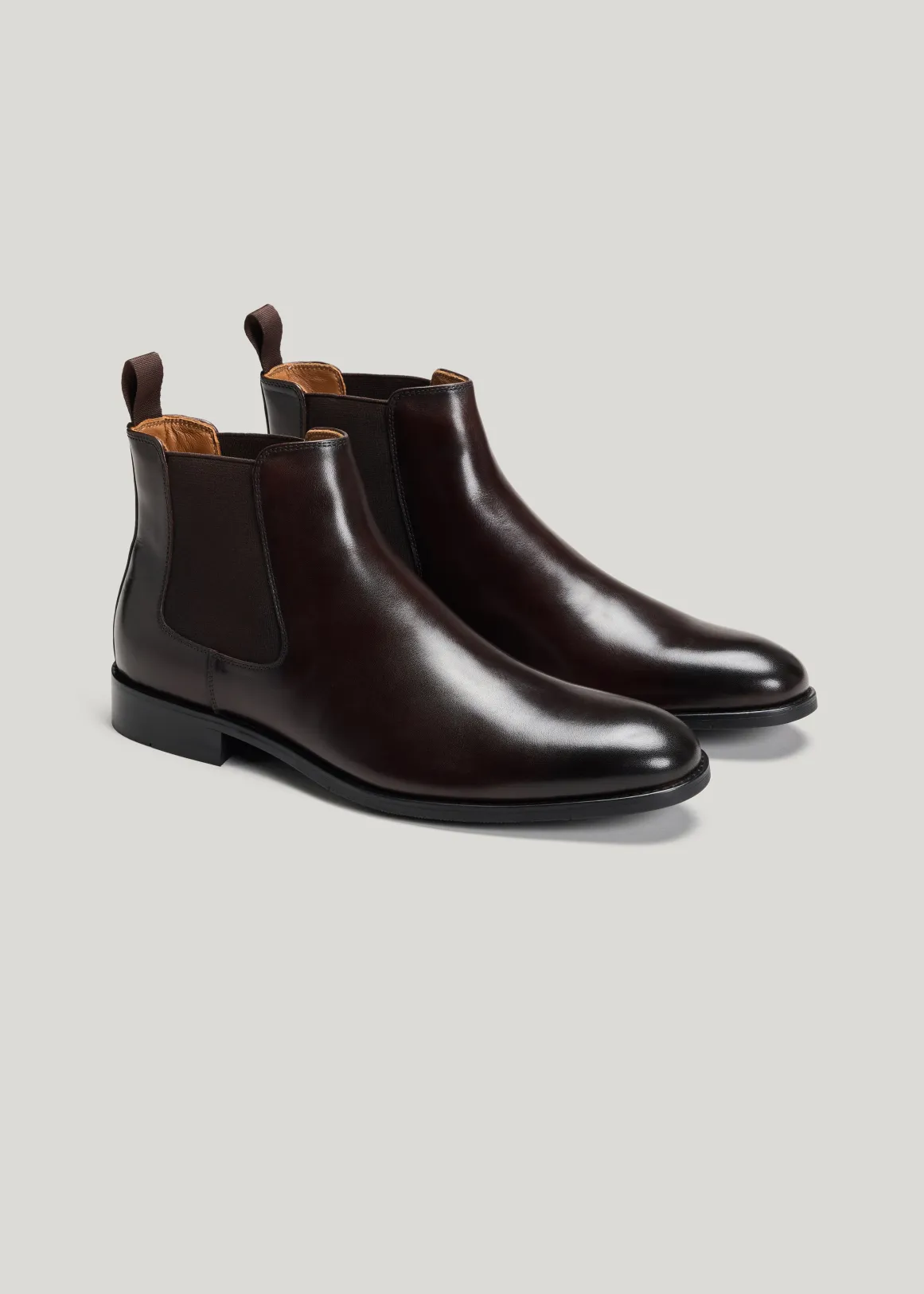 Henshaw Chelsea Boot - DARK BROWN