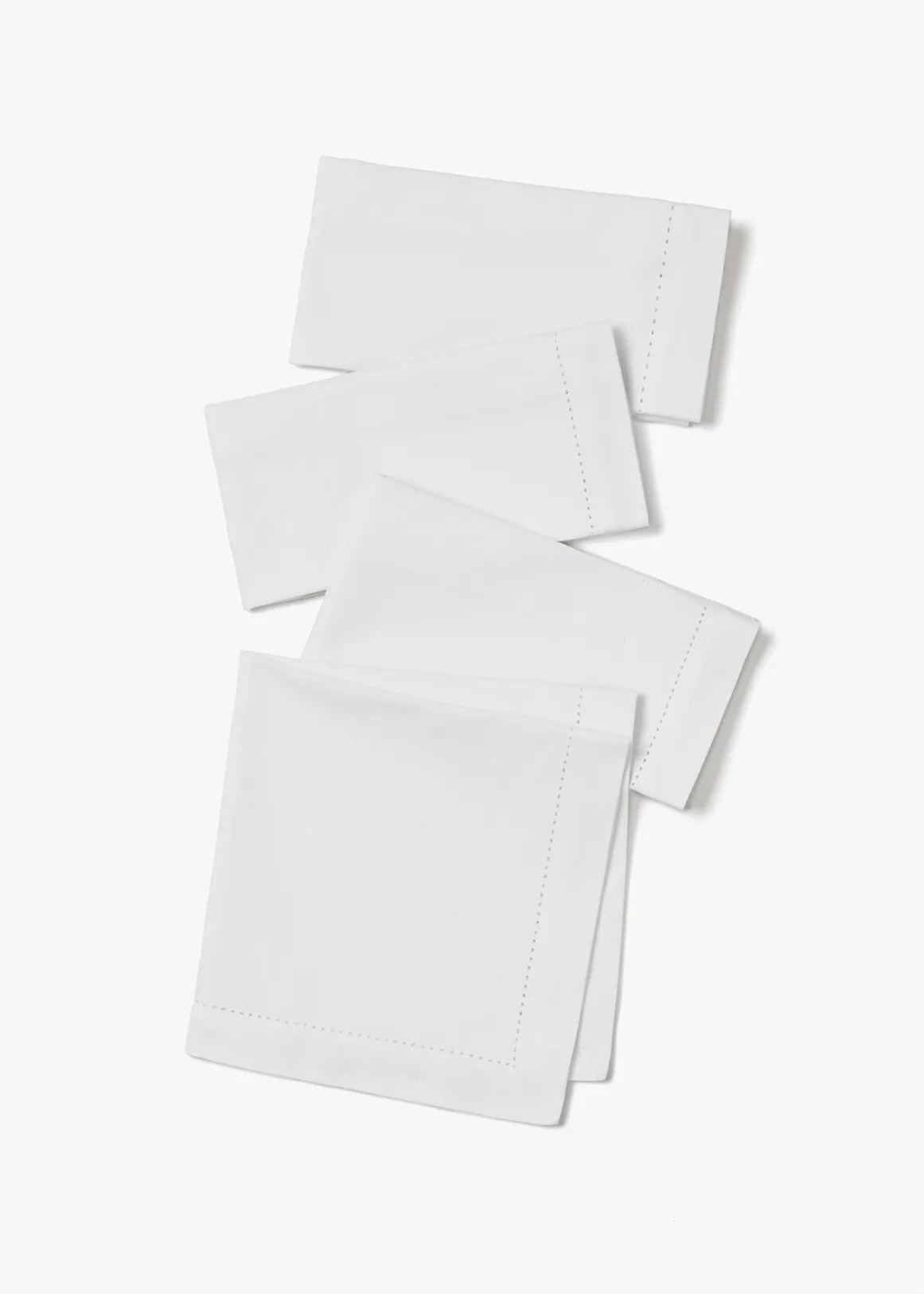 Holestitch Napkins 4 Pack - WHITE