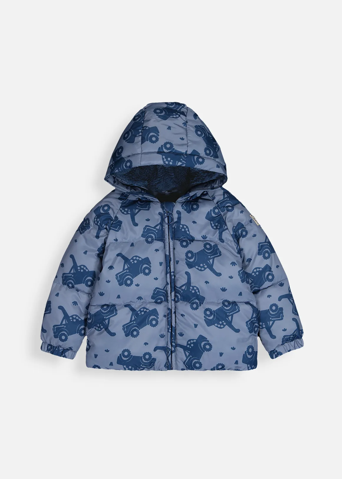 Hooded Puffer Jacket - X BLUE