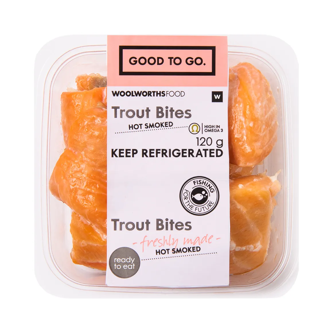 Hot Smoked Trout Bites 120 g - Good to Go