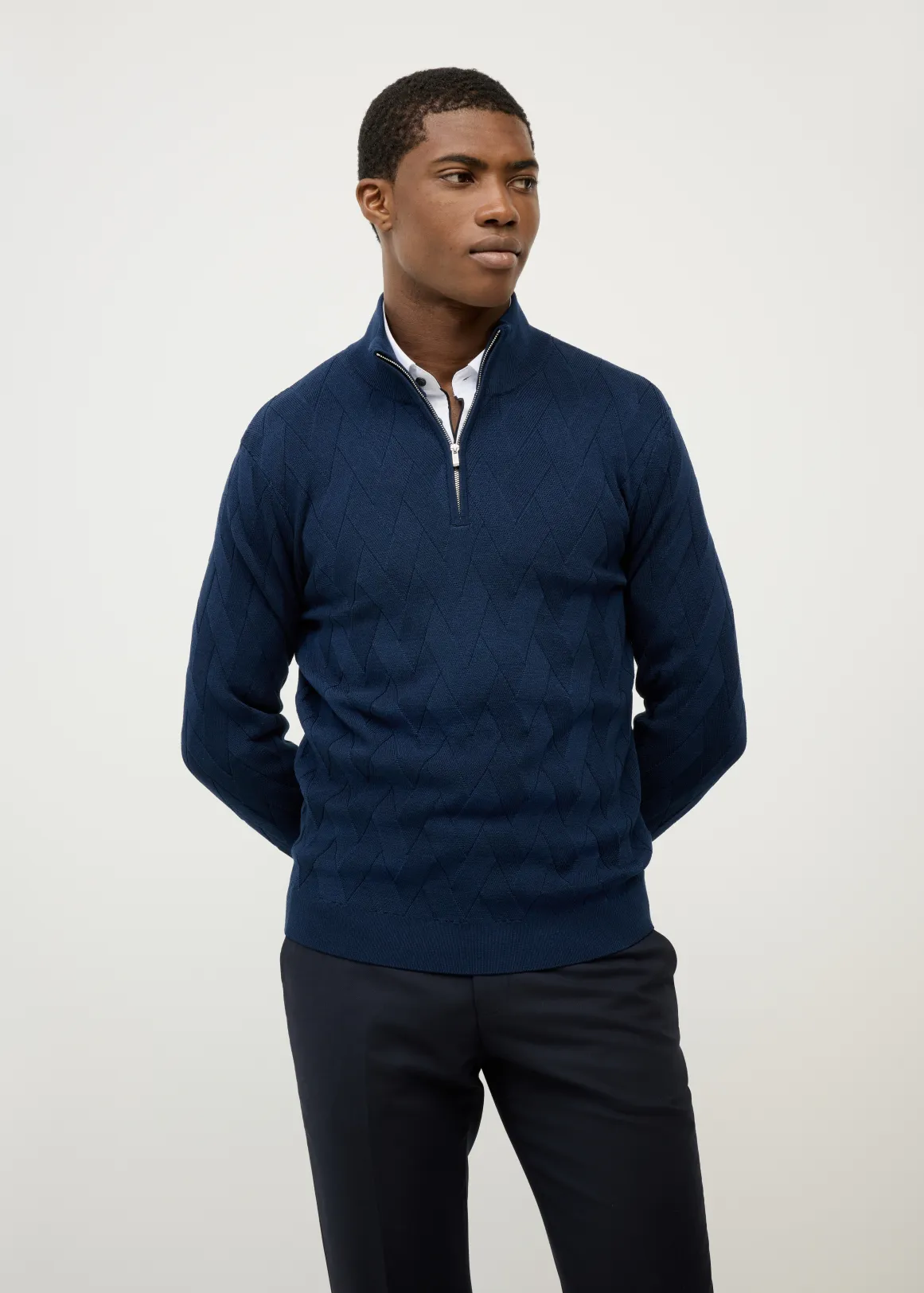 Hurley Zip-Up Knit - INK