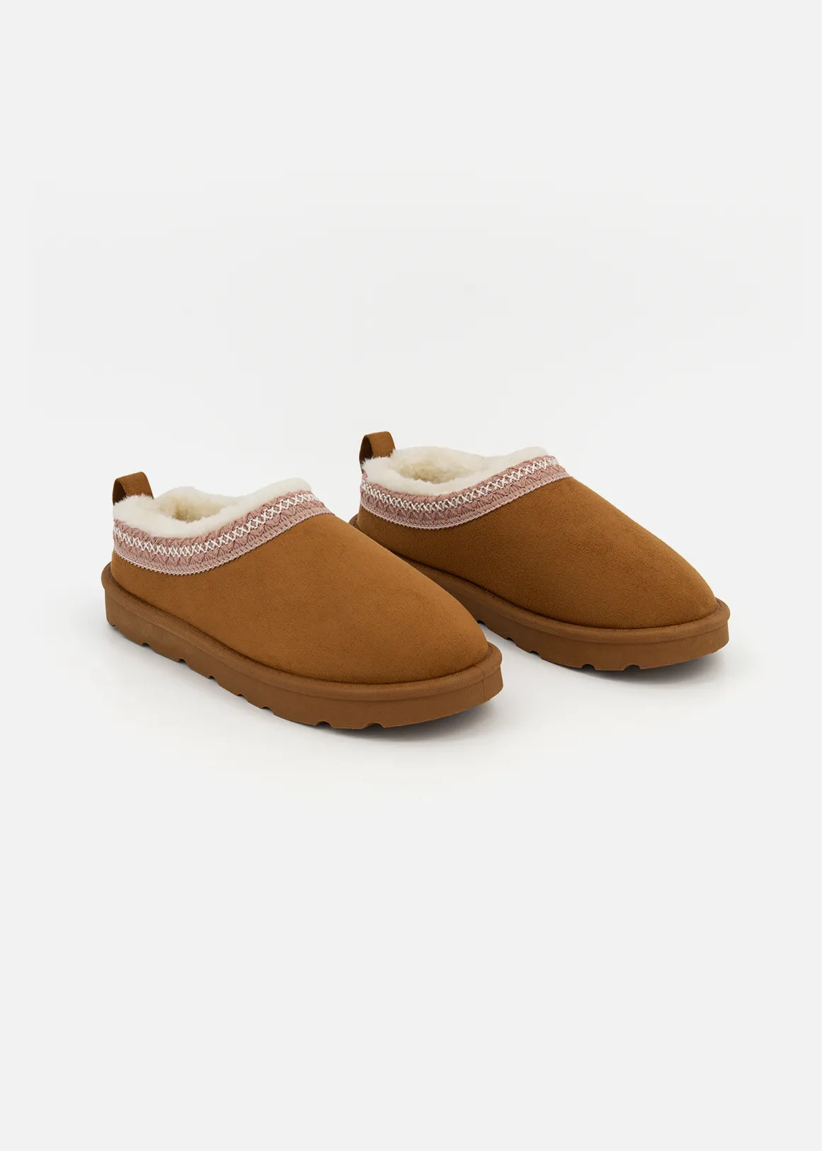 Hybrid Knitted Clog Slippers (Size 12-6) Older Girl - TAN