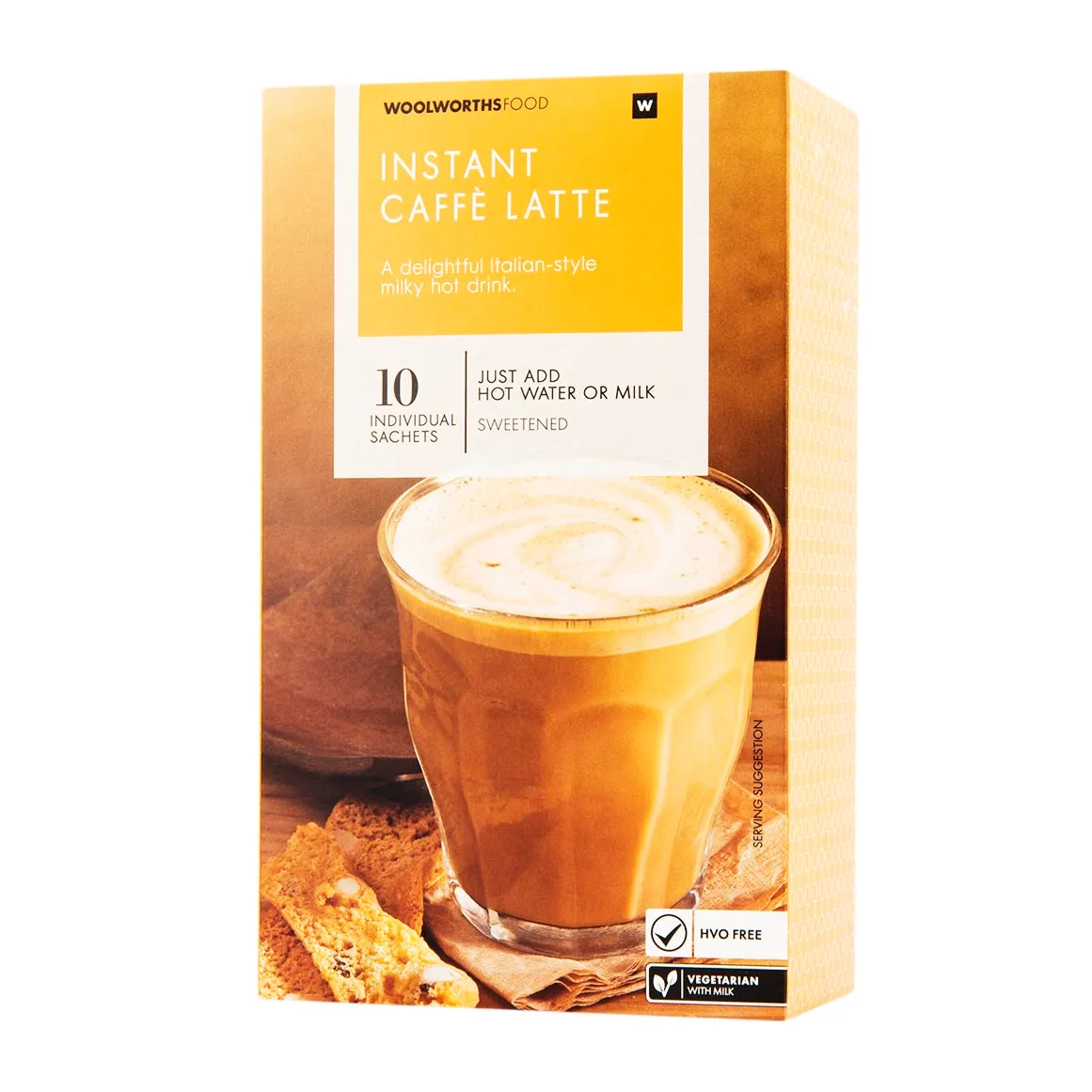 Instant Latte Coffee Sachets 10 x 18 g