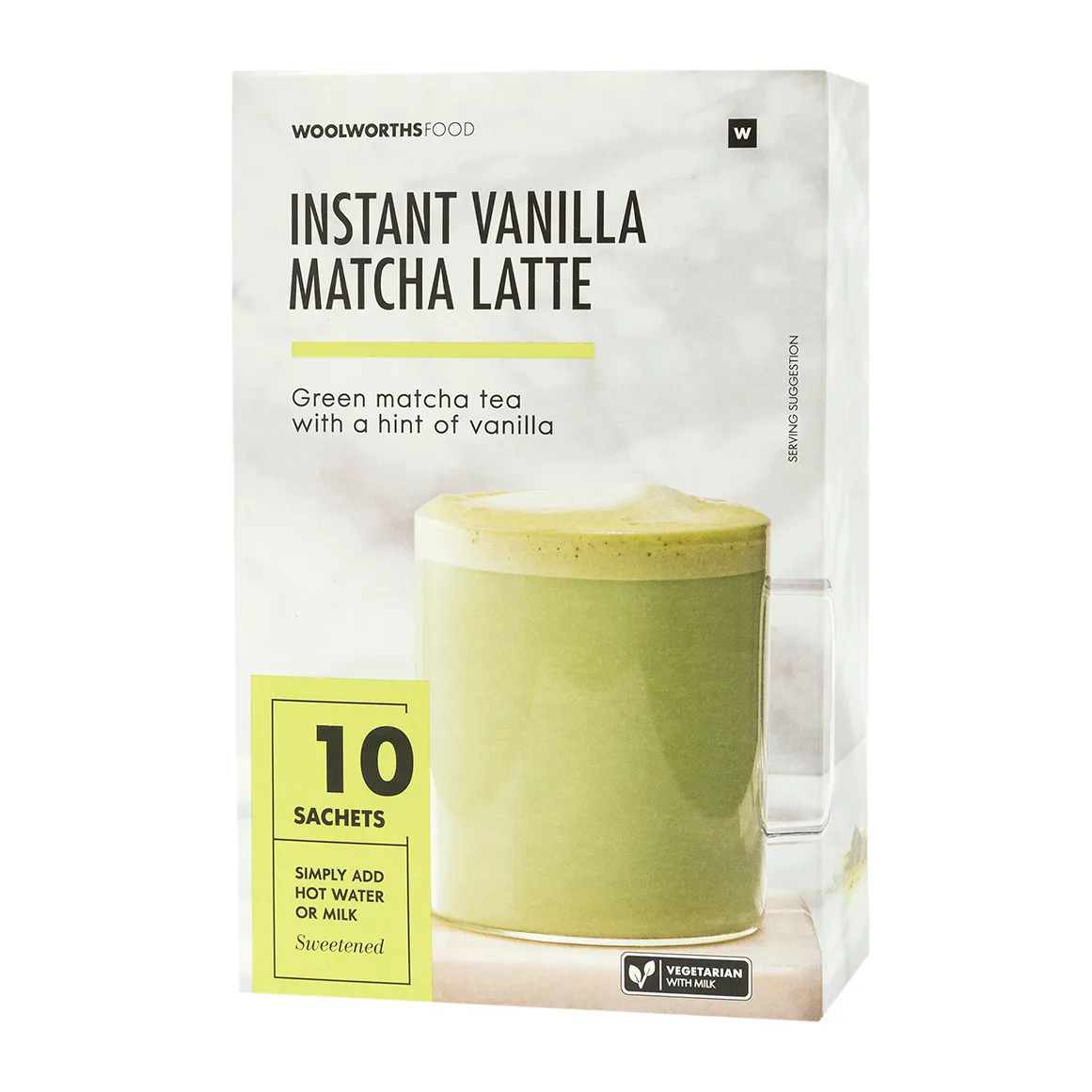 Instant Vanilla Matcha Latte 10 x 18 g