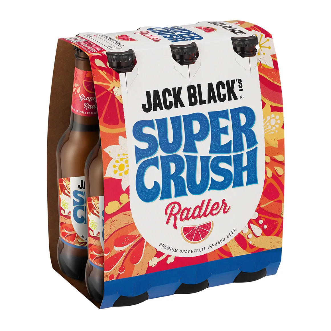 Jack Black Super Crush Grapefruit Radler 6 x 330 ml