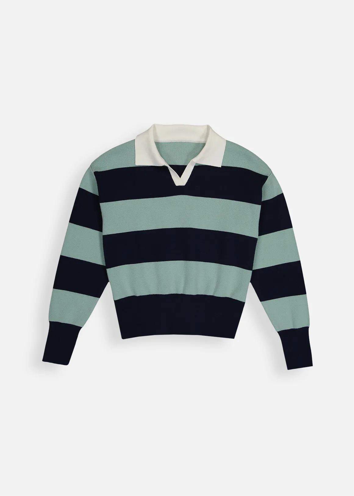 Johnny Collar Knit Jumper - X NAVY