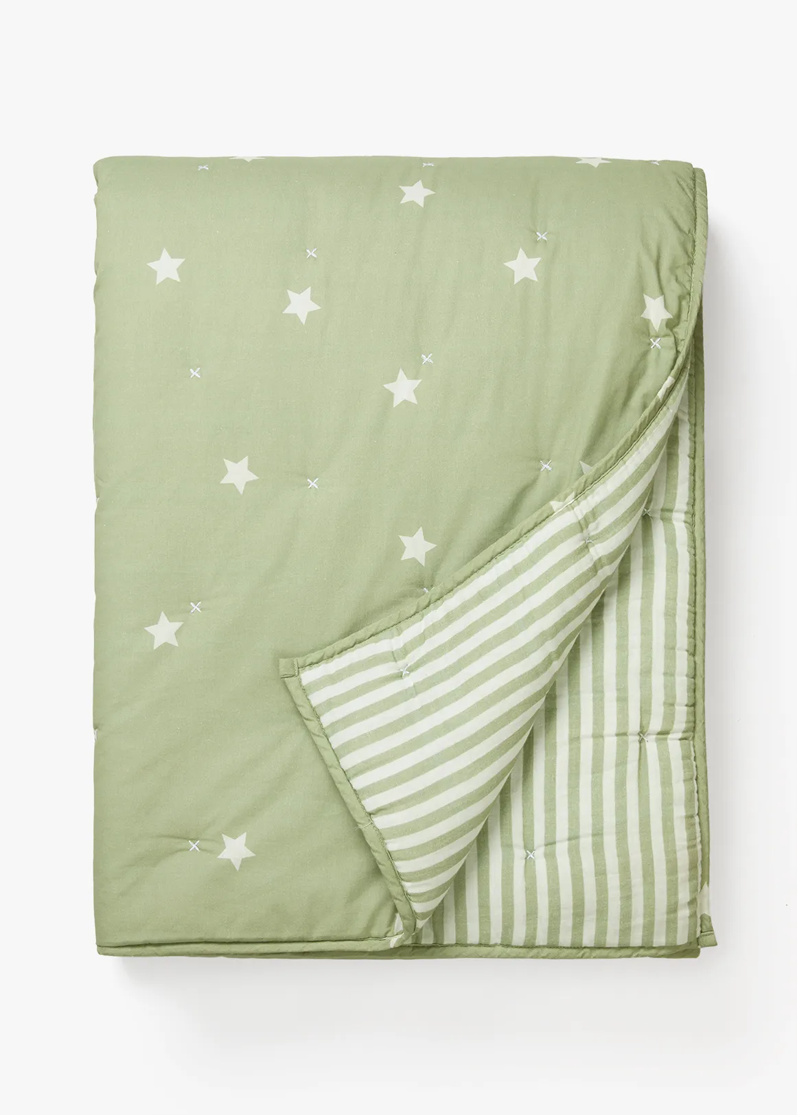 Kids 144TC Cotton Quilt - SAGE