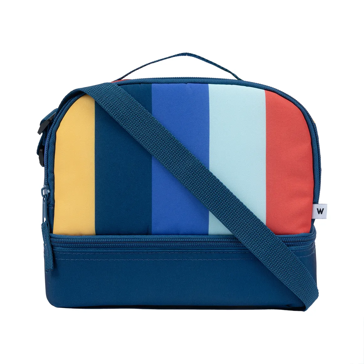Kids Anti-Bacterial Rainbow Stripes Lunch Cooler