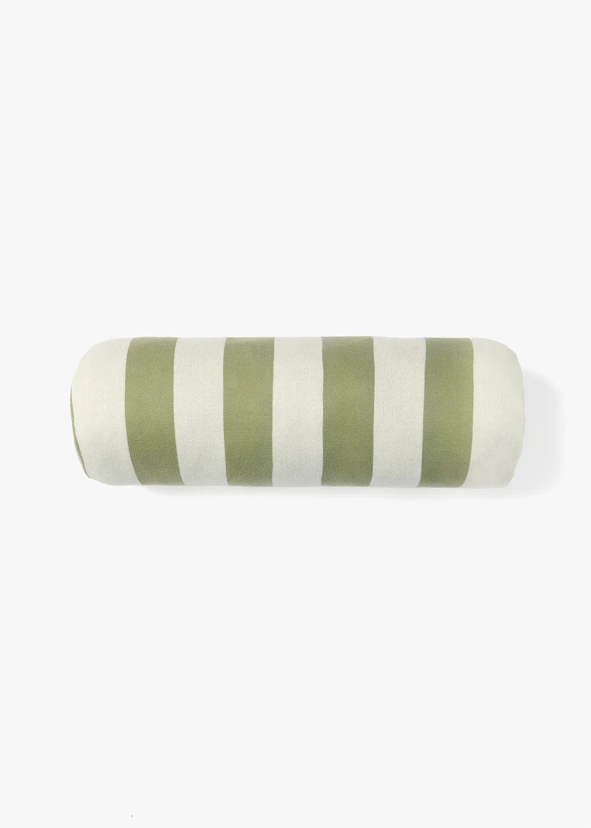 Kids Stripe Bolster Cushion 60x20 cm - X GREEN