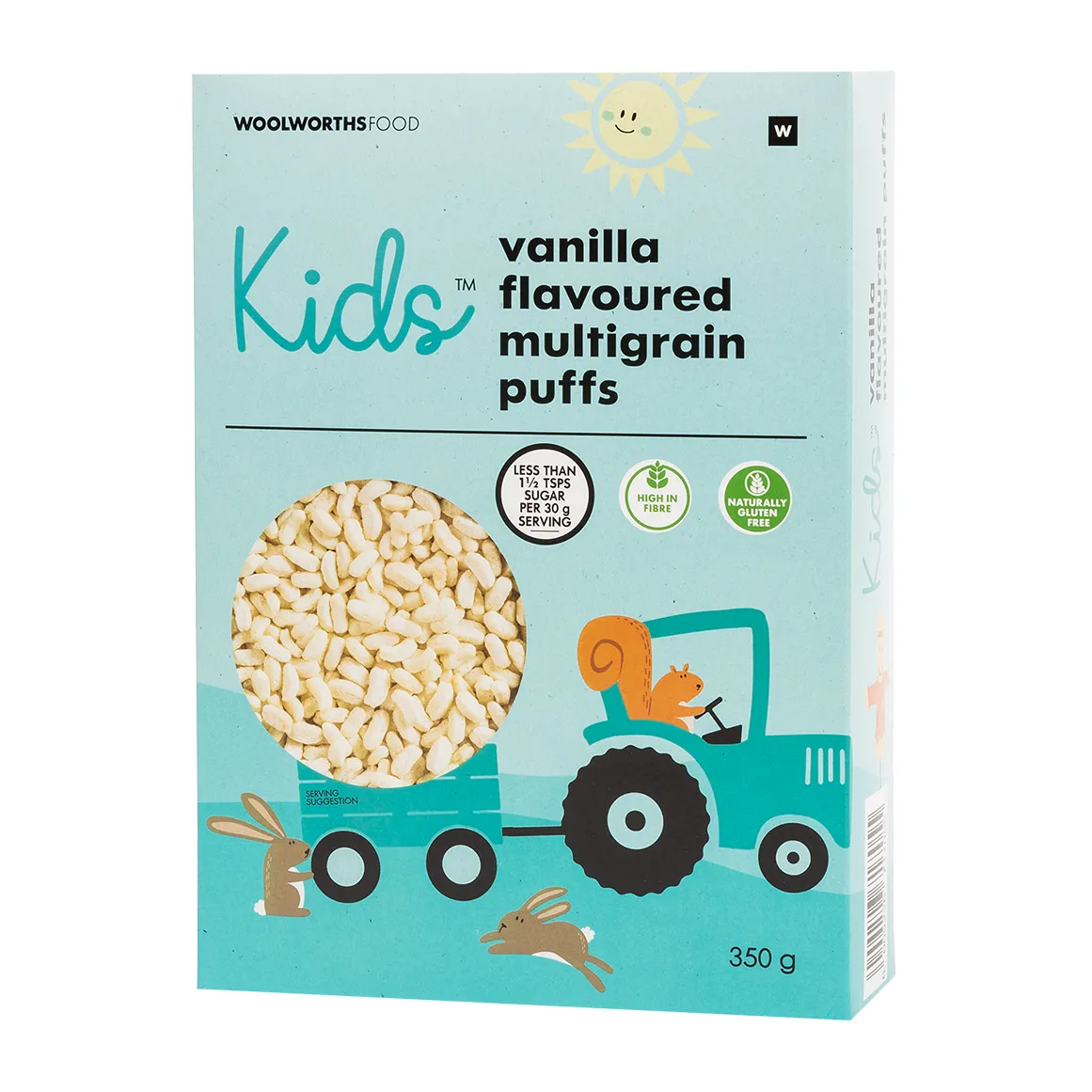 Kids™ Vanilla Flavoured Multigrain Puffs 350 g