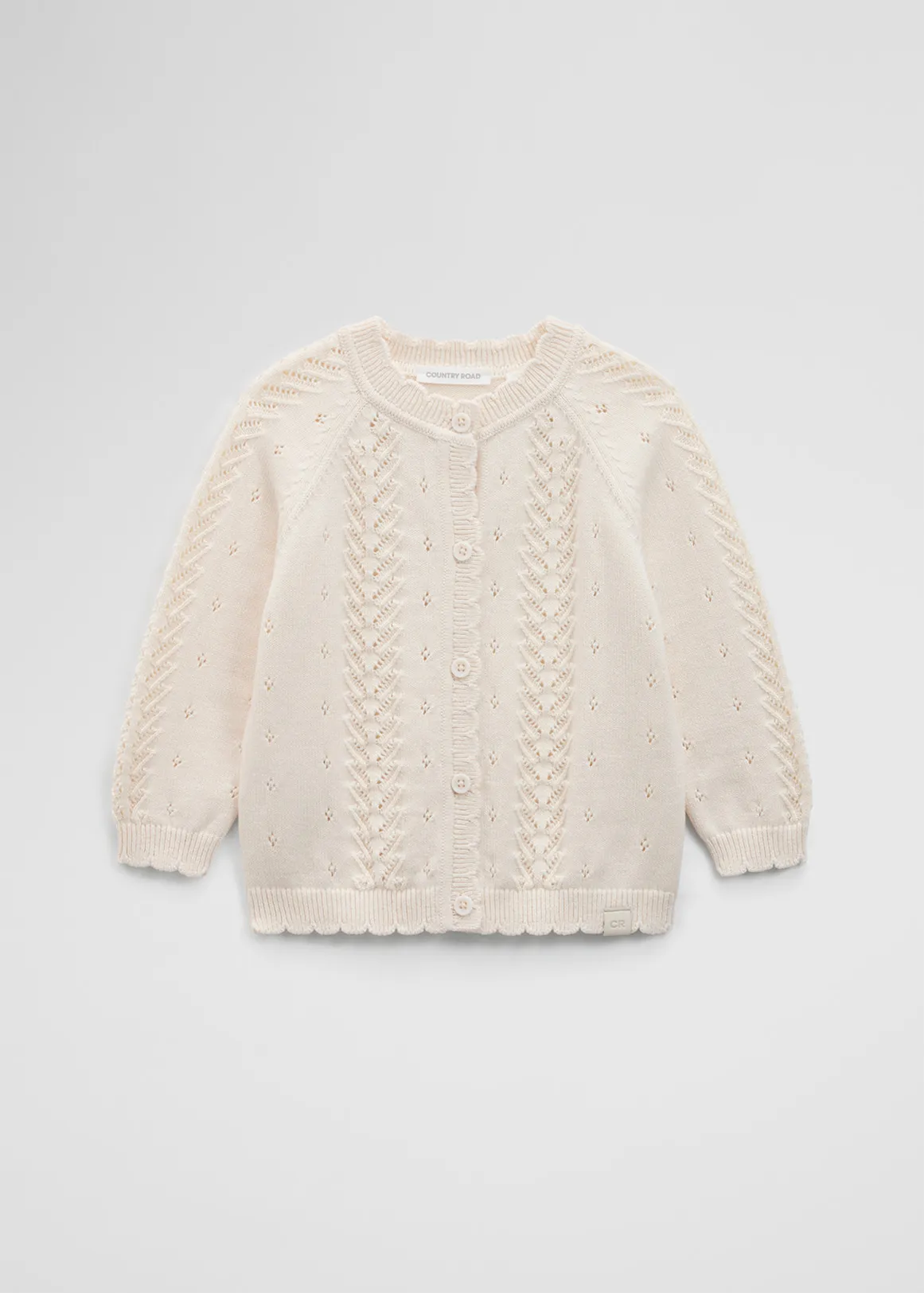 Knit Cardigan - EGGSHELL