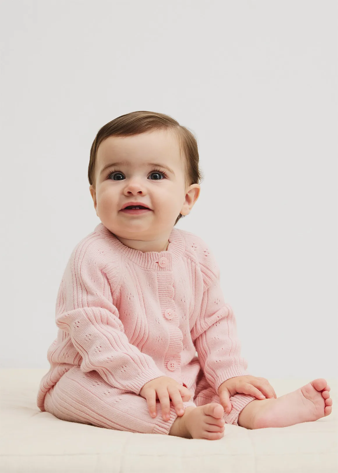 Knit Detail Jumpsuit - MINERAL PINK