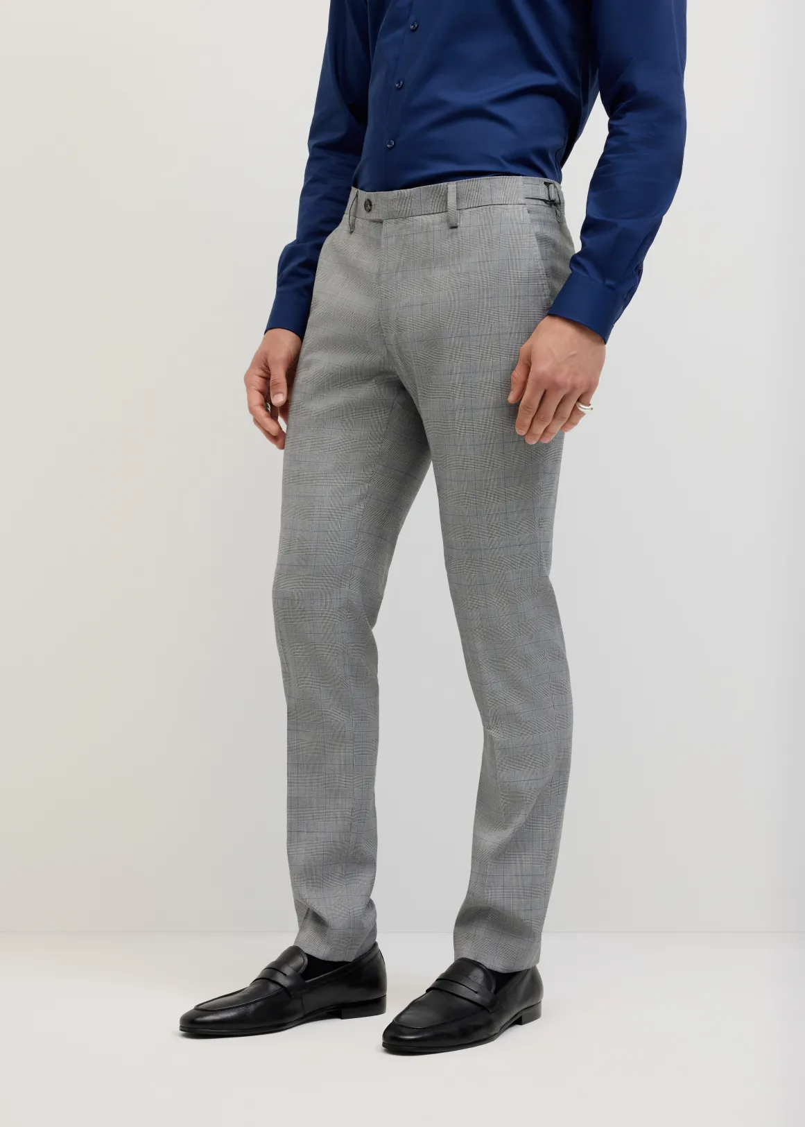 Kurt Prince of Wales Tailored Pant - GREY